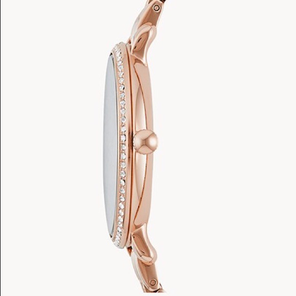 Fossil Jacqueline Rose Toned Stainless Steal Watch - Picture 3 of 3